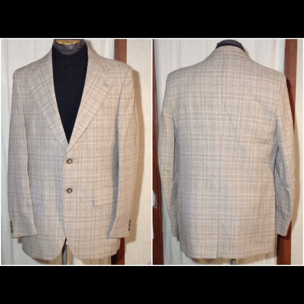 Vintage Men's Size 41L Century Club Suit Jacket
